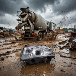 61013523 Faro Delantero para Camión Mezclador de Concreto SANY, Repuestos - Product Image 3