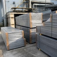 Plateformes d'inspection antidérapantes résistantes à la corrosion, fabriquées directement en usine, en fibre de verre FRP GRP, panneaux de grilles
