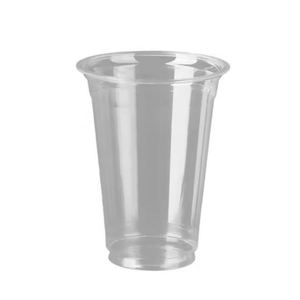 Gobelets en plastique PET personnalisés avec logo, 98 mm, 500 ml, avec couvercles transparents écologiques pour boissons froides, café, milkshake, boba, bubble tea - Product Image 1