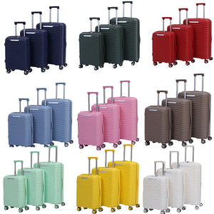 20 pollici 24 pollici, 28 pollici grigio caffè verde scuro Set di bagagli con ruote TSA Lock PP grandi <span class=keywords><strong>valigie</strong></span> con ruote - Product Image 5