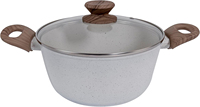 Ensemble de casseroles de haute qualité au design moderne, 14 pièces, antiadhésif, en métal, aluminium, verre, poignées en bakélite, induction, durable, pour la maison