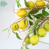 92cm Langer Künstlicher Zitronenbaum mit Früchten, Kunstpflanze für Heim-Garten-Dekoration, Fotografie-Requisiten, Küchen-Display