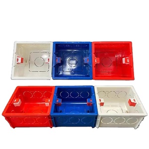 Boîtier de jonction électrique en PVC à prix d'usine, format 3*3, pour montage <span class=keywords><strong>mural</strong></span>, boîte de raccordement pour interrupteur et prise - Product Image 1