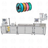 AFE16 mesin pembuat filamen 3D PLA ABS TPU PETG garis produksi ekstruder