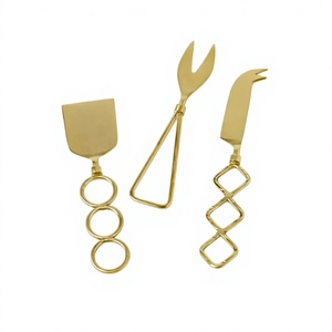 Elegant Metal Cheese Knife Set Portable Design for Modern Kitchen Dining Room Charcuterie <b>Board</b> Cheese Serving <b>Tools</b> - Product Image 1