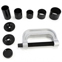 Kit de presse à rotules 10 pièces pour la plupart des véhicules 2x4 et 4x4 et camions légers – Outils de dépose et d'installation de rotules C-press