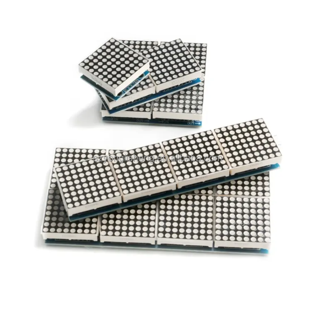 Stock MAX7219 8*8 Dot Matrix LED Display Module 1x2 2x4 2x8 8/4/2 in One Digital Tube Microcontroller Control Board