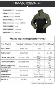 前绿色迷彩青蛙套装制服战术战斗服 - Product Image 2