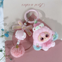 Desserts en peluche, accessoires pour bébés de 3 ans, granulés mignons de dessins animés, sacs porte-clés, ornements suspendus