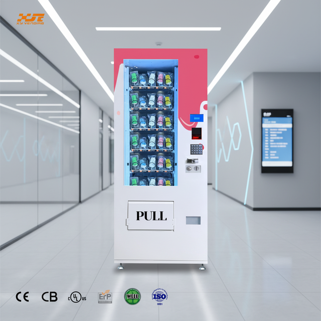 XY Prevent Frosting Automatic Frozen Vending Machines for Sale Ice Cream and Frozen Foods