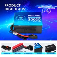 Batterie à État Solide Personnalisée 30Ah 51.8V 10C 14S Pack Prise XT90 pour 800 Cycles Multi-Rotor DJI Alimentations Sans Interruption