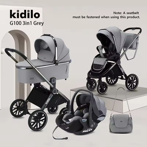 คาร์ซีทและระบบเดินทาง Kidilo 3-in-1 รุ่น G100+C สำหรับเด็กอายุ 0-3 ปี เหมาะสำหรับเด็กวัยเตาะแตะและการเดินทางแบบครอบครัว - Product Image 2