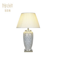 Lampes de table vintage décoratives, style oriental, impression à la main, luxueux, pour la maison ou le bureau, hôtel