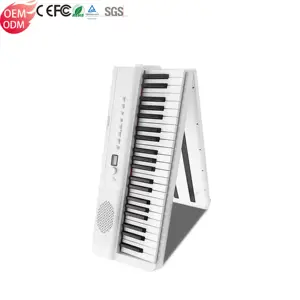 KIMFBAY Folding piano piano digital 88 teclas professionnel piano ponderada música teclado instrumentos