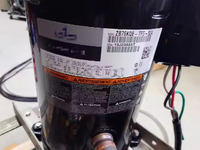 Compresseur hermétique de réfrigération moyenne haute performance 10HP ZB76KQ-TFD-558 ZB76KQE-TF5-524 ZB76KQE-TFD-550