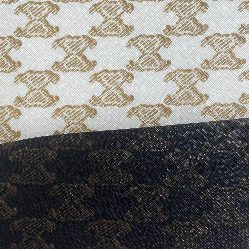 Дизайн, оптовая продажа, новая Декоративная кожа из ПВХ с принтом для сумок