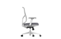 Chaise de bureau ergonomique moderne Comine, réglable en hauteur, pivotante, avec support lombaire, structure en alliage d'aluminium, pour intérieur/extérieur, hôtel, villa