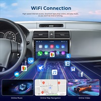 Autoradio Android 9''/10'' avec écran tactile 1+16G, Carplay intégré, Bluetooth, navigation, caméra de recul, tout-en-un