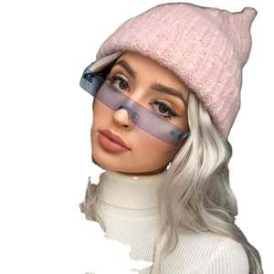 Nouvelles Lunettes de Soleil Rectangulaires Sans Monture Petite Taille Verres Océaniques pour Femmes 2021 - Vente Chaude - Product Image 2