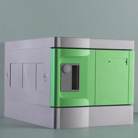 Toppla ABS plastique blanc armoire de rangement extérieure avec porte transparente serrure électronique étanche école casier prix