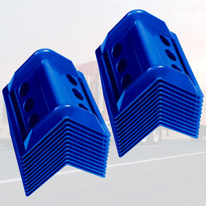 Lot de 24 protections d'angle robustes en plastique imitation rotin de 4 pouces pour bords de chargement, pour sangles à <span class=keywords><strong>cliquet</strong></span> et chargement sur plateau <span class=keywords><strong>plat</strong></span>, Marque OEM - Product Image 1