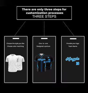 Camisetas de béisbol de sublimación personalizadas para jóvenes de la mejor calidad, conjuntos de absorción de sudor transpirables de talla grande, tecnología de impresión al por mayor - Product Image 4