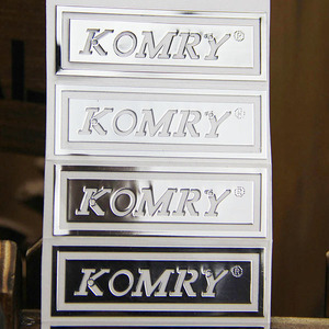 Étiquettes de logo métalliques très demandées, Plaques de logo métalliques - Product Image 4