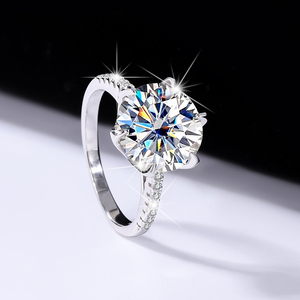 Nouvelle Bague de Fiançailles 2026 - Moissanite Argent Sterling 925 Tendance pour Fêtes et Anniversaires 1 Carat - Product Image 3