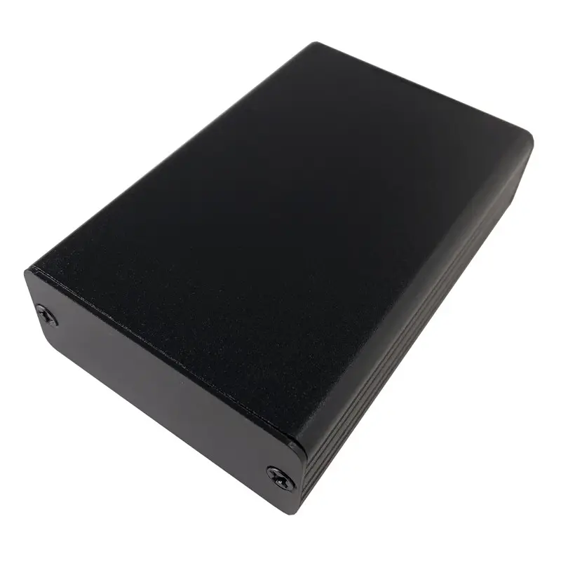 Vange caja de conexiones portátil negra 53,6*23*80mm carcasa de aluminio carcasa PCB