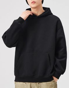 Fabricantes de Sudaderas con Capucha de 500 g/m² para Hombre, Sudadera con Capucha Corta Extra Grande Personalizada de Alta Calidad para Hombre - Product Image 1