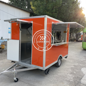 Chariots <span class=keywords><strong>de</strong></span> crème glacée à café Hot Dog Petit camion <span class=keywords><strong>de</strong></span> nourriture Remorques <span class=keywords><strong>de</strong></span> restauration rapide d'extérieur entièrement équipées Remorque <span class=keywords><strong>de</strong></span> restauration mobile à vendre - Product Image 1