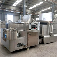 Nieuwe fabrieksdirecte verkoop - Volledig automatische roestvrijstalen elektrische/gas friteuse met grote capaciteit voor grootschalige productie