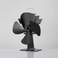 Ventilateur silencieux à alimentation thermique pour poêle à granulés d'intérieur, ventilateur de poêle à bois à 4 pales, EcoFan pour autres chauffages domestiques