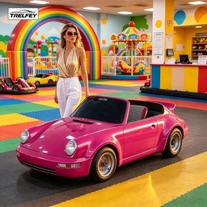 プロ仕様電動ドリフトゴーカート、2人乗りデザイン、カスタムレザーインテリア仕上げ、販売中 - Product Image 1