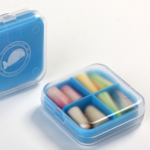 Tapones para los oídos de espuma, tipo push-in, desechables, con reducción de ruido, para dormir y estudiar, en caja. - Product Image 1