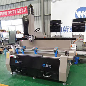웨이케 CNC 신형 자동 알루미늄 프로파일 가공 센터 CNC 더블 스핀들 모터 드릴링 밀링 머신 (창문용) - Product Image 2