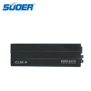 Suoer CL-5K haute puissance gamme complète 1*5000 watts amplificateur de puissance rms mono canal classe d amplificateur de voiture