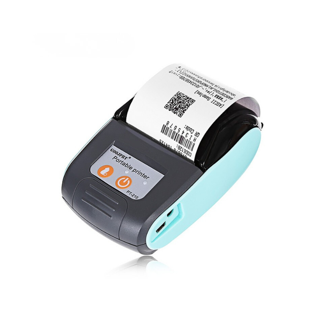 Best Price 58mm Mini Portable Thermal Printer with Battery SR-PT210 58mm Label Receipt Printing