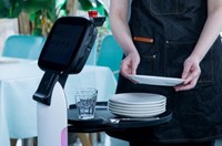 Robot de livraison de repas intelligent pour restaurants commerciaux, robot serveur, robot de service alimentaire, robot de livraison autonome pour hôtel