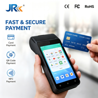 Terminal POS Inteligente JR SP580 con Android 14, Lector de Tarjetas IC Sin Contacto, PDA de Mano para Pagos en Comercios Minoristas