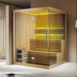 Glass door for steam room dry steam sauna room