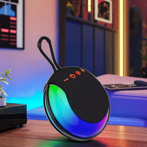 Nouvelle Arrivée <span class=keywords><strong>Portable</strong></span> 5W RGB Sans Fil BT Haut-Parleur Mini 1200mah Tissu Haut-Parleur pour Ordinateur et Téléphone <span class=keywords><strong>Mobile</strong></span> Prix <span class=keywords><strong>Pas</strong></span> <span class=keywords><strong>Cher</strong></span> - Product Image 5