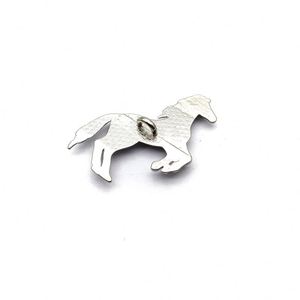 Xuất Hiện Thanh Lịch Tùy Chỉnh Kim Loại Vàng Đen Động Vật Con Ngựa Có Hình Nút - Product Image 2