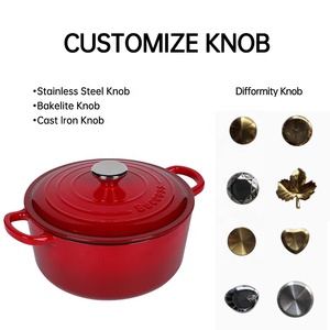 Batterie de cuisine en <span class=keywords><strong>fonte</strong></span> émaillée OEM <span class=keywords><strong>prix</strong></span> d'usine - Product Image 5