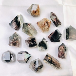 Points de <span class=keywords><strong>quartz</strong></span> <span class=keywords><strong>fantôme</strong></span> vert en gros Cristaux de <span class=keywords><strong>quartz</strong></span> <span class=keywords><strong>fantôme</strong></span> vert <span class=keywords><strong>naturel</strong></span> Points de guérison spirituelle pour cadeaux - Product Image 1