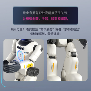 Intelligent Interactive Programming <b>Robot</b> With Gesture <b>Control</b> Voice Recognition For Kids 3-6 Years Old Plastic Toy - Product Image 5