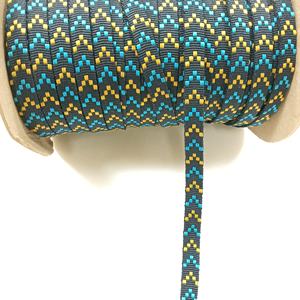 สายรัดผ้าโพลีเอสเตอร์ลายหยักแบบแจ็คการ์ดสั่งทำพิเศษสำหรับเชือกรูดฮู้ดดี้ ขอบเสื้อผ้า และอุปกรณ์ตกแต่งเสื้อผ้า - Product Image 2