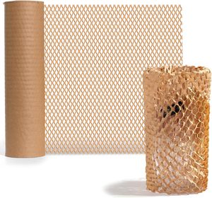 Honeycomb <strong>Paper</strong> Factory Stock Friendly Packing Sheets Cushioning Wrap Shipping Craft Protective Packaging Roll Wrapping - Product Image 1