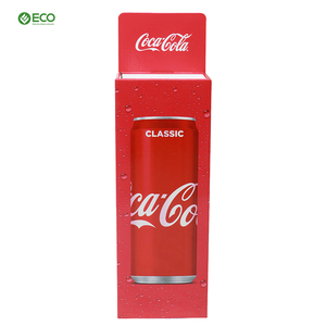 Expositor de Cartón Impreso Personalizado con Base para el Suelo y Cabecera con el Nombre de la Marca para Promoción de Productos en Tiendas de Bebidas - Product Image 2
