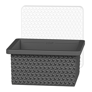 Custom Silicone Ice Tray Mold Microwavable 1 Cup Freezer Safe Food Grade Eco-Friendly Baby Ice Cream Storage Flip Top Printing - Product Image 2